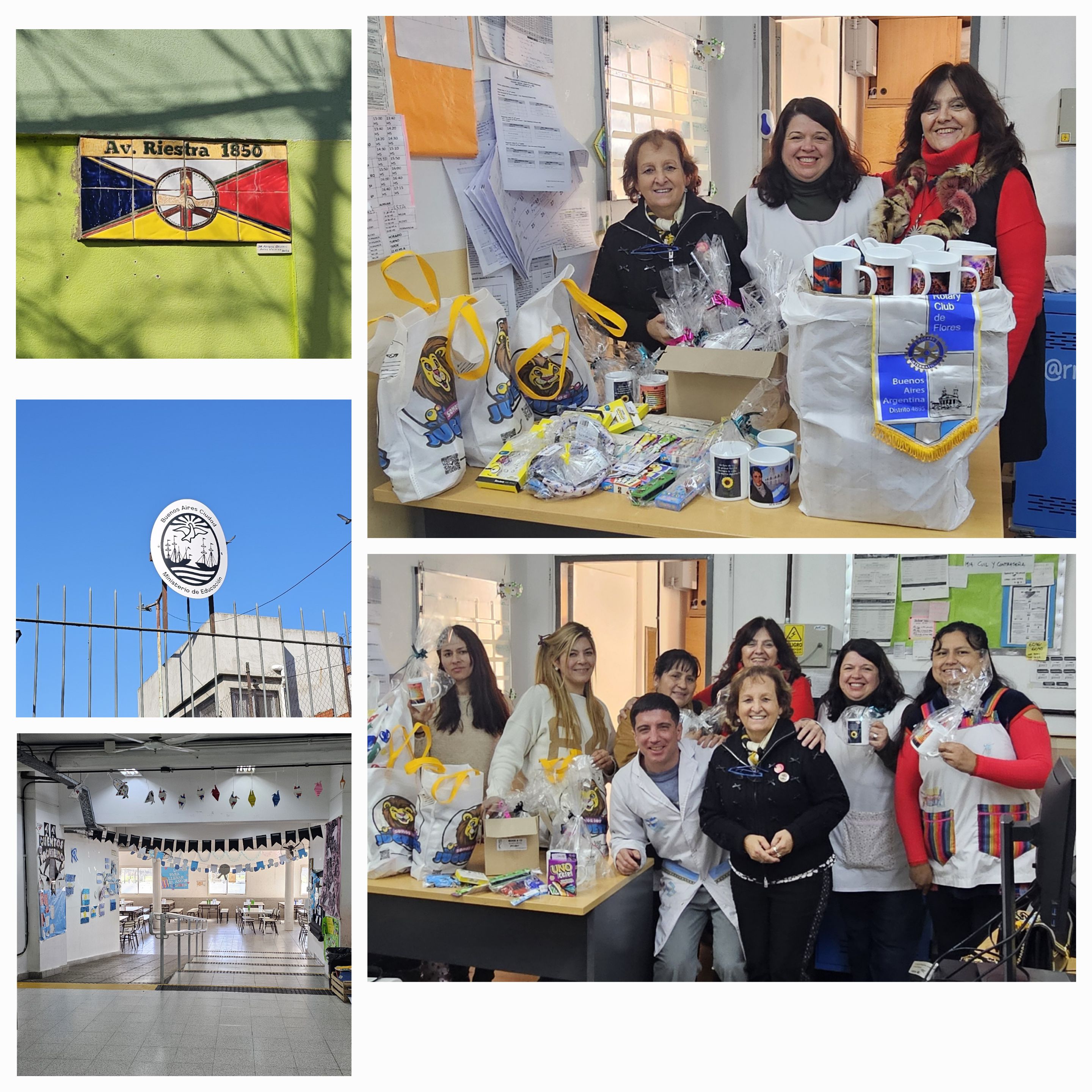 Llevamos juguetes y tazas a escuela del Barrio Illia